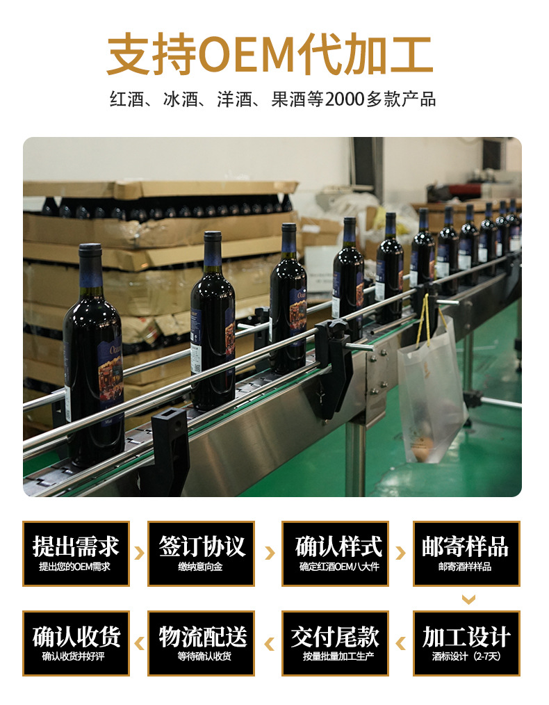 酒水批發網紅高度酒金袋鼠干紅葡萄酒750ml赤霞珠高度數14度紅酒